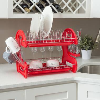 3 tier 2025 dish rack plastic